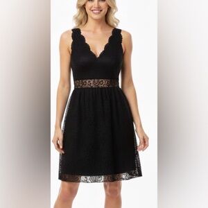 En Force Ladies size 8  Black Lace Prom Party Mini Summer Dress 2 for $30